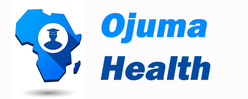 Image showing outline of Africa wityh the words Ojuma Health alonside