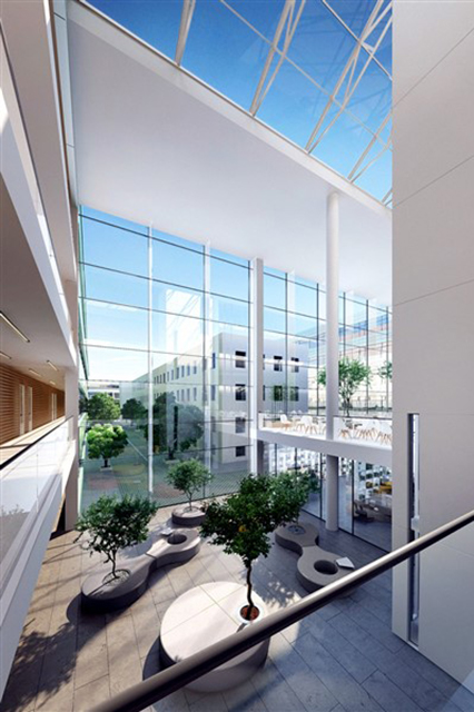 Image of a foyer in the University of Gdansk